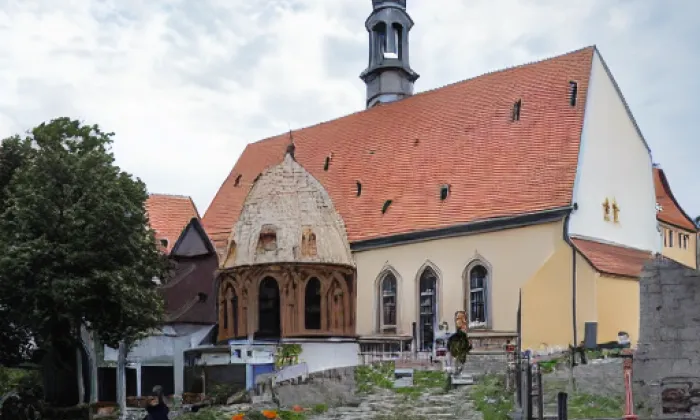 kostel svatého Bartoloměje (Jevíčko) – akvarel