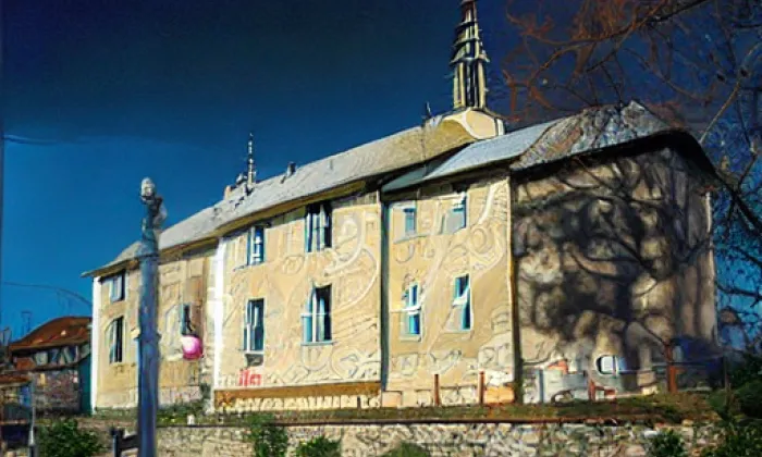 Kostel svatého Bartoloměje (Kostomlaty nad Labem) – autumn