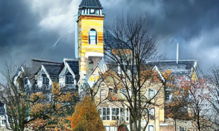 Kostel svatého Bartoloměje (Kyje) – autumn