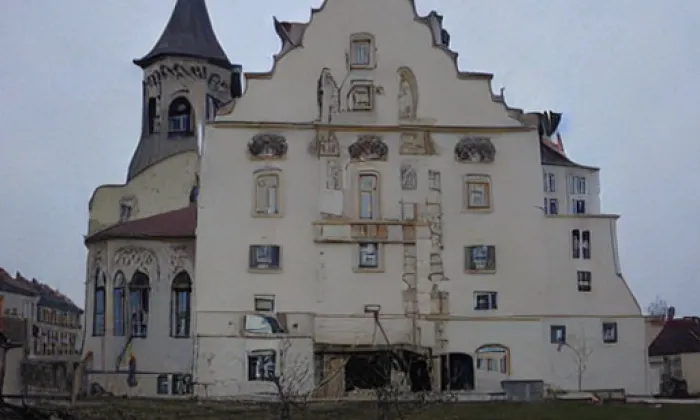 kostel svatého Bartoloměje (Medlov) – akvarel
