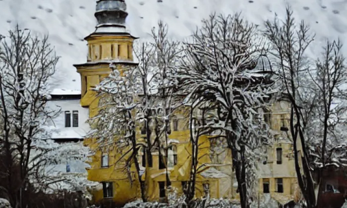 Kostel svatého Bartoloměje (Napajedla) – winter