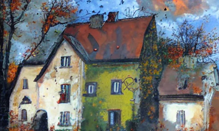 Kostel svatého Bartoloměje (Nová Ves) – autumn