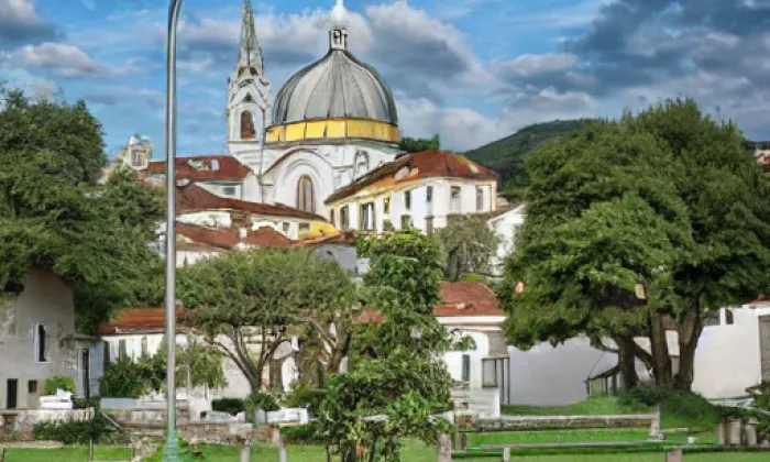 kostel svatého Bartoloměje (Radkov) – akvarel