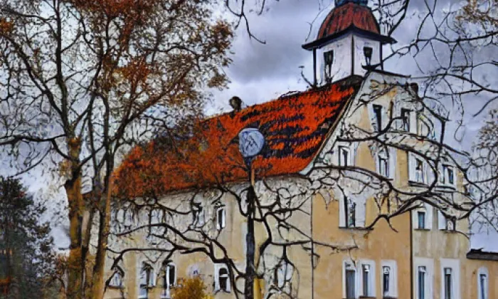 Kostel svatého Bartoloměje (Smolnice) – autumn