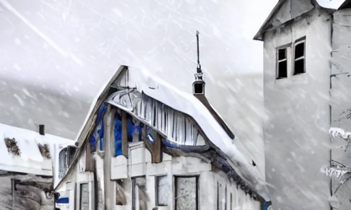 Kostel svatého Bartoloměje (Trhový Štěpánov) – winter