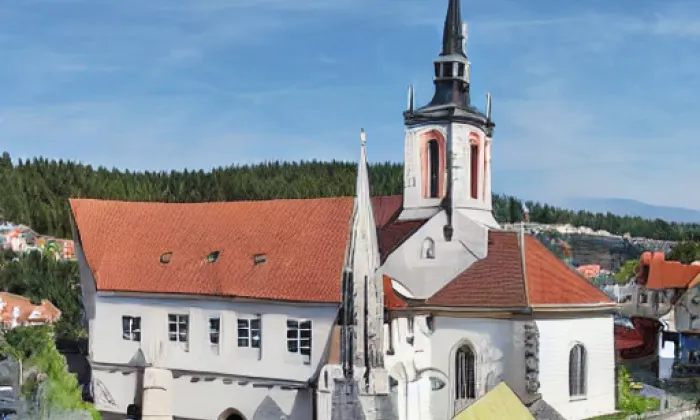 Kostel svatého Bartoloměje (Vyšší Brod) – podzim