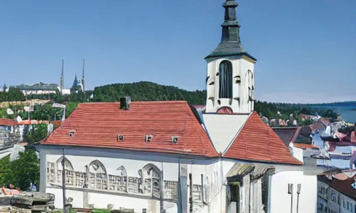 Kostel svatého Bartoloměje (Vyšší Brod) – léto