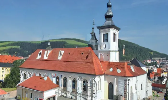Kostel svatého Bartoloměje (Vyšší Brod) – zima