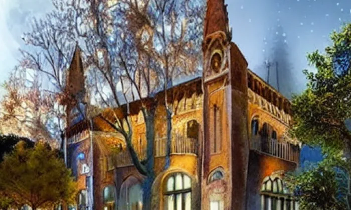 Kostel svatého Bartoloměje s farou – noc