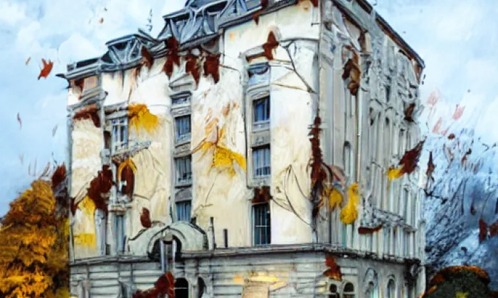 Kostel svatého Bartoloměje v Chebu – autumn