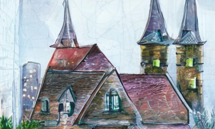 Kostel svatého Bartoloměje v Kolíně – noc