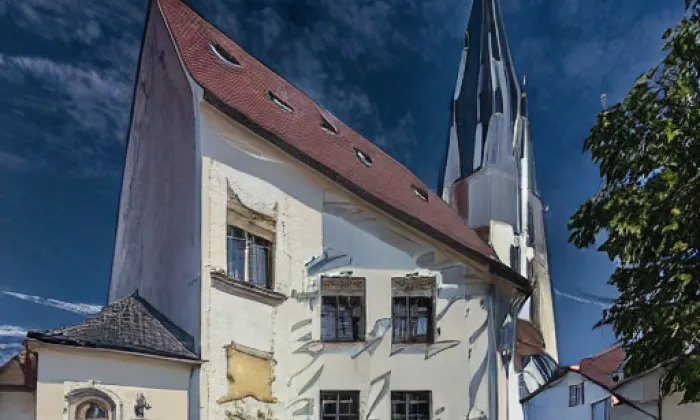 kostel svatého Bartoloměje ve Velkém Šenově – podzim