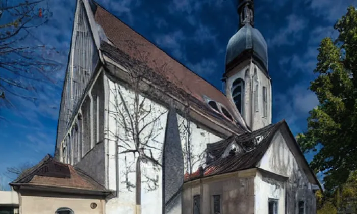 kostel svatého Bartoloměje ve Velkém Šenově – léto