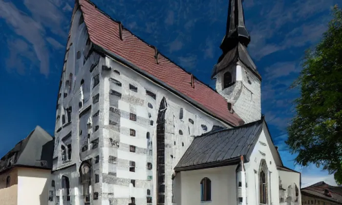 kostel svatého Bartoloměje ve Velkém Šenově – zima