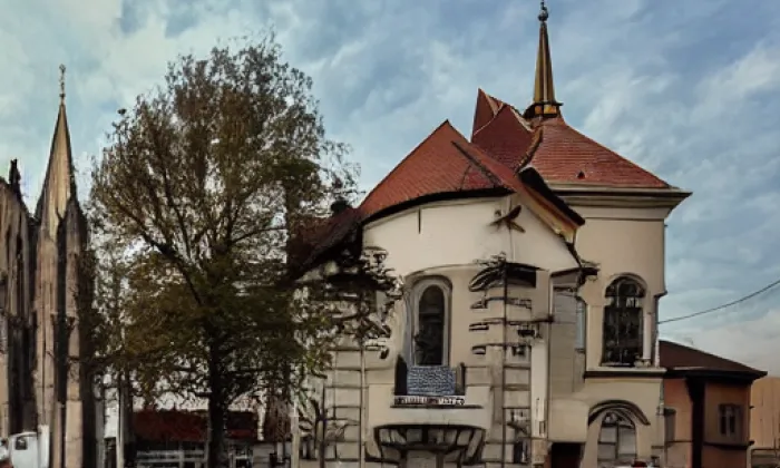 Kostel svatého Benedikta (Hradčany) – noc
