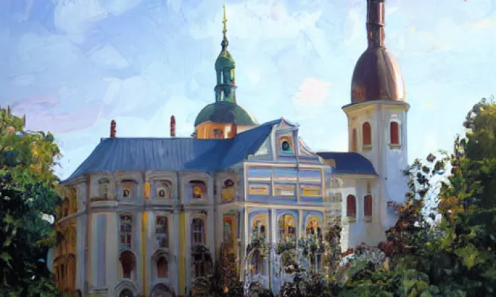 Kostel svatého Benedikta (Pustiměř) – summer