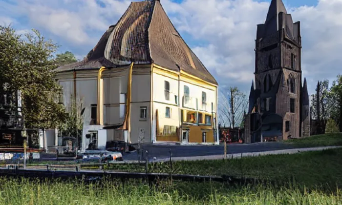 kostel svatého Benedikta v Lučicích – summer