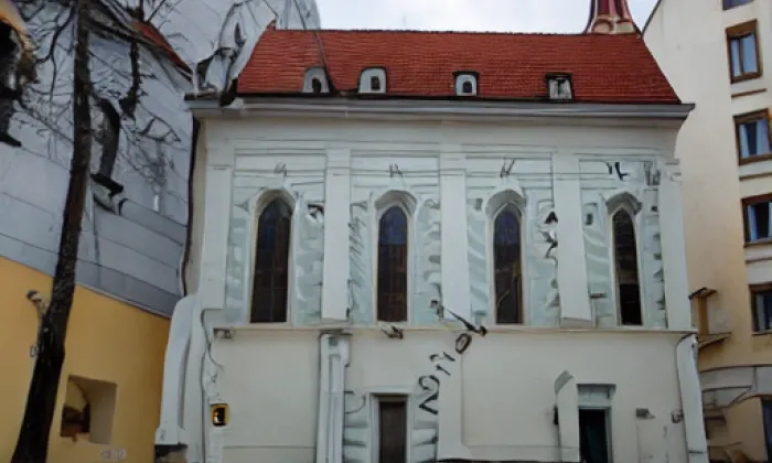kostel svatého Bonaventury – winter