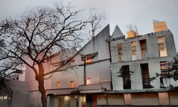 kostel svatého Brikcí – noc
