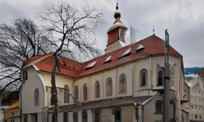kostel svatého Brikcí – winter