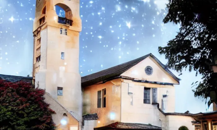 kostel svatého Cyrila a Metoděje (Židenice) – noc