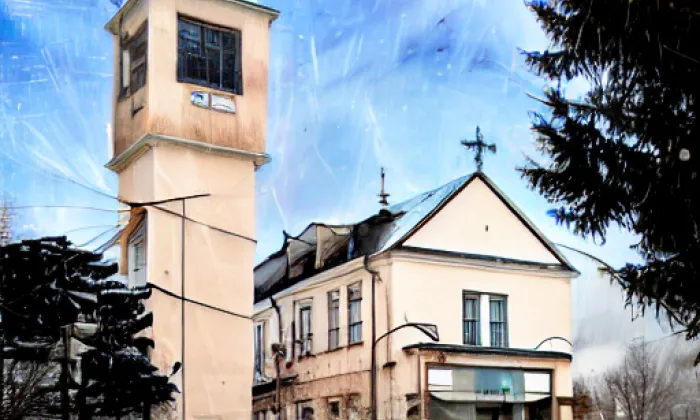 kostel svatého Cyrila a Metoděje (Židenice) – winter