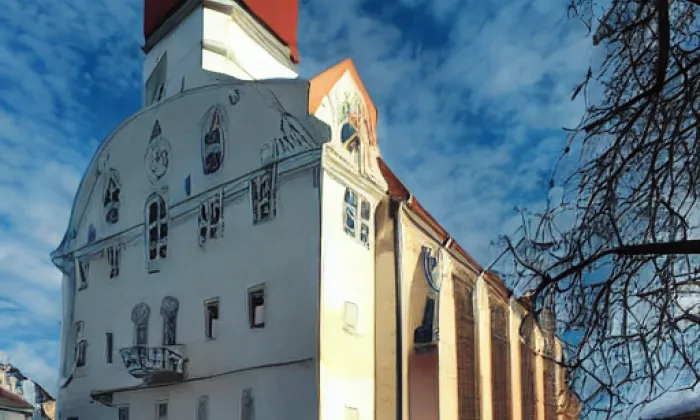 Kostel svatého Cyrila a Metoděje (Chudobín) – jaro
