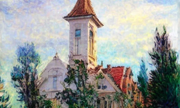 kostel svatého Cyrila a Metoděje (Jezeřany-Maršovice) – jaro
