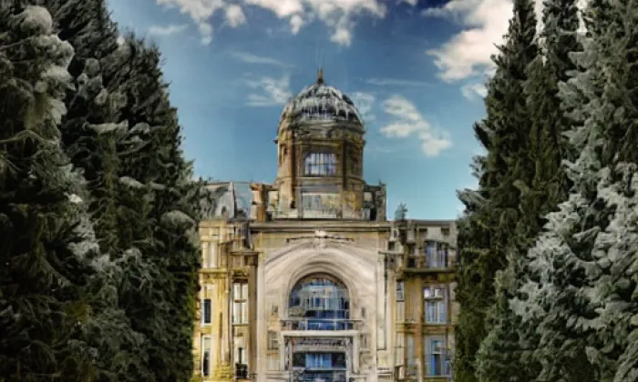 Kostel svatého Cyrila a Metoděje (Kroměříž) – winter
