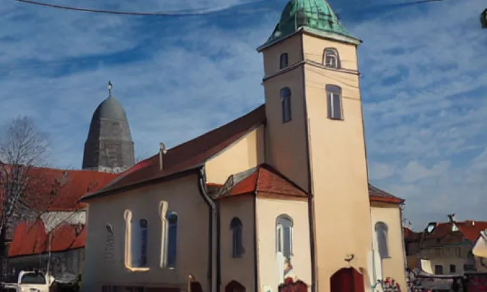 kostel svatého Cyrila a Metoděje (Lužice) – iluminace