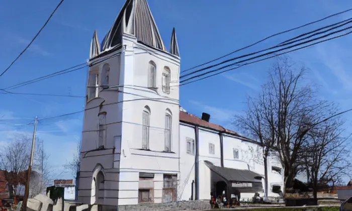 kostel svatého Cyrila a Metoděje (Nové Syrovice) – jaro