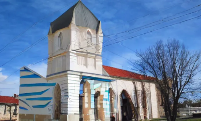kostel svatého Cyrila a Metoděje (Nové Syrovice) – zima