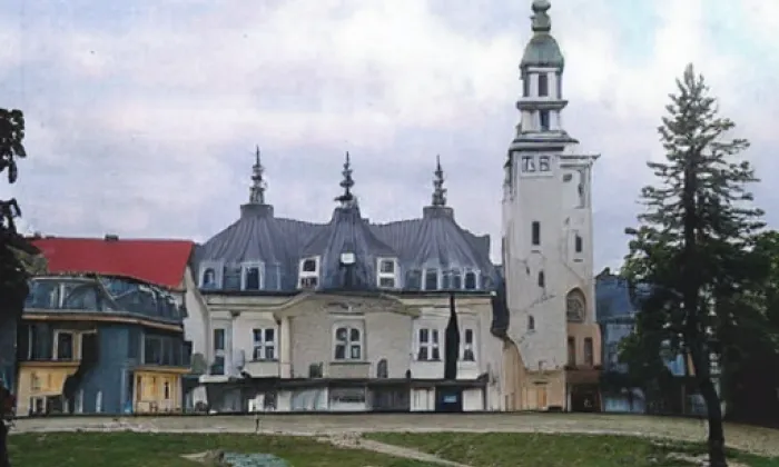 Kostel svatého Cyrila a Metoděje (Ostrava) – akvarel