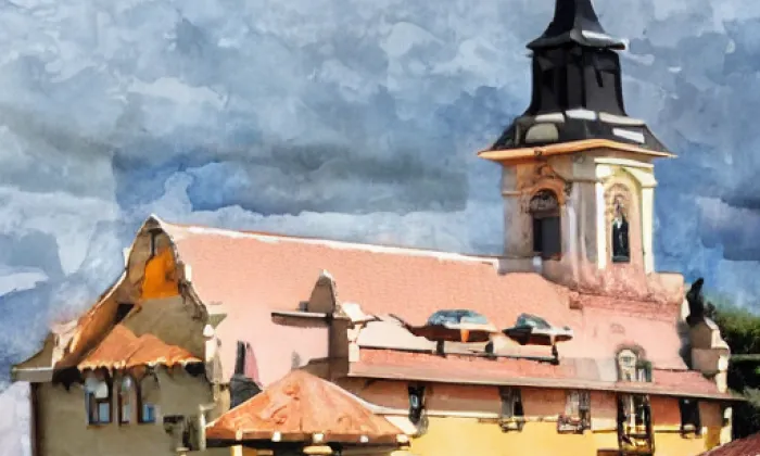 kostel svatého Cyrila a Metoděje (Ratíškovice) – summer