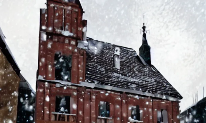Kostel svatého Diviše – winter