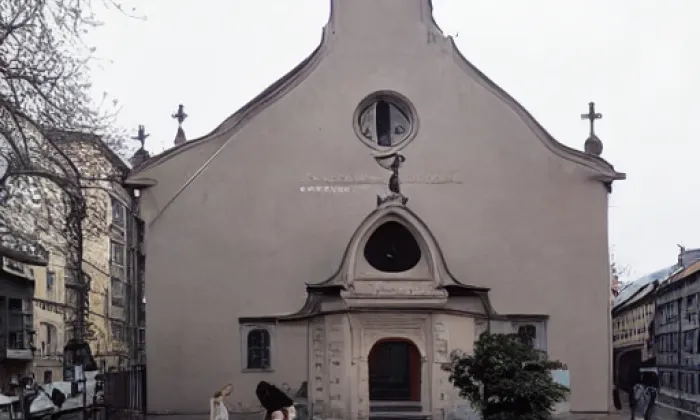 Kostel svatého Ducha (Krčín) – léto