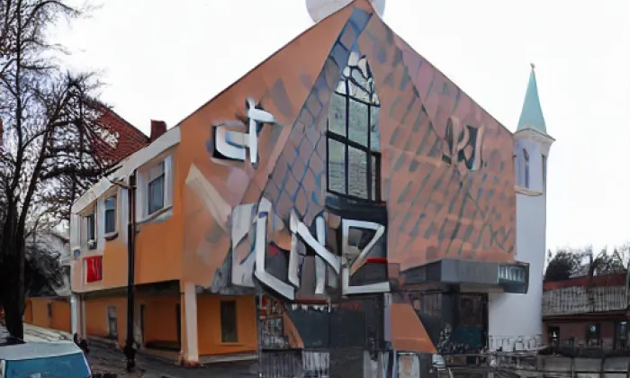 Kostel svatého Ducha (Krčín) – zima