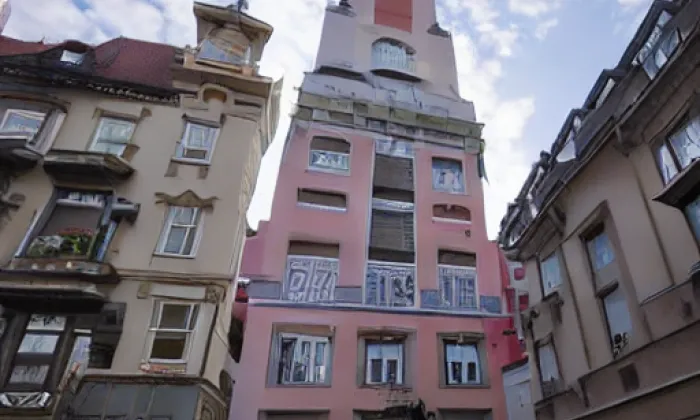 Kostel svatého Ducha (Opava) – akvarel