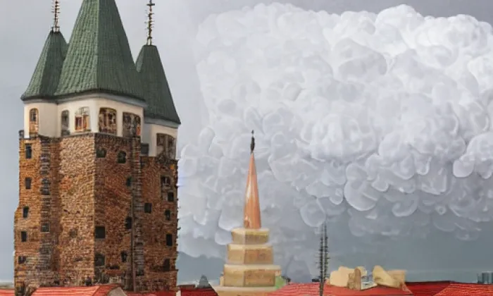 Kostel svatého Ducha v Telči – jaro