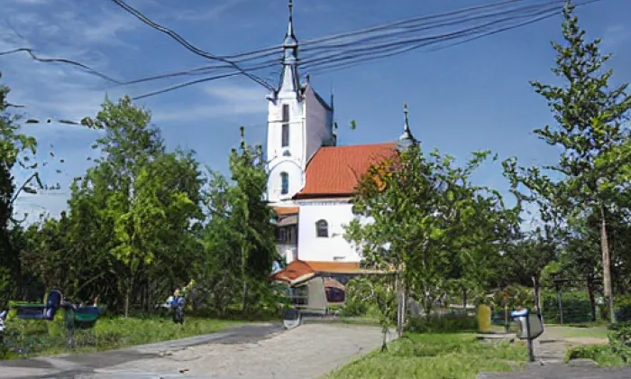 Kostel svatého Filipa a Jakuba (Mlékosrby) – noc