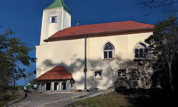Kostel svatého Filipa a Jakuba (Všeň) – zima