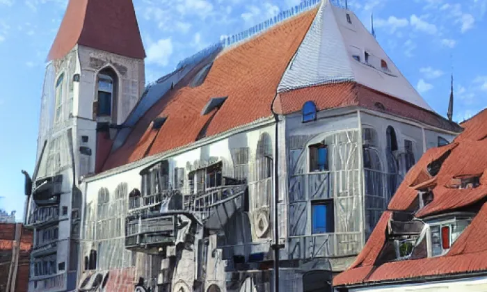 Kostel svatého Filipa a Jakuba (Velešín) – summer