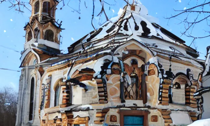 Kostel svatého Filipa a Jakuba (Velešín) – winter