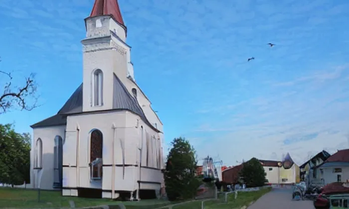 Kostel svatého Floriána (Pravčice) – jaro