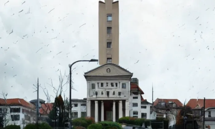 Kostel svatého Floriána (Roštění) – podzim