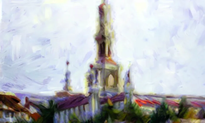 Kostel svatého Floriána (Roštění) – jaro