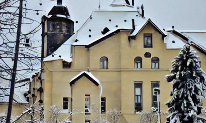 Kostel svatého Františka Xaverského – winter