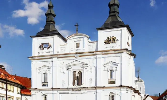 Kostel svatého Františka Xaverského a svatého Ignáce z Loyoly v Březnici – zima