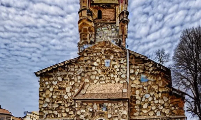 Kostel svatého Františka z Assisi (Kněžmost) – winter