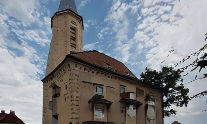 Kostel svatého Františka z Assisi (Dolní Slivno) – autumn